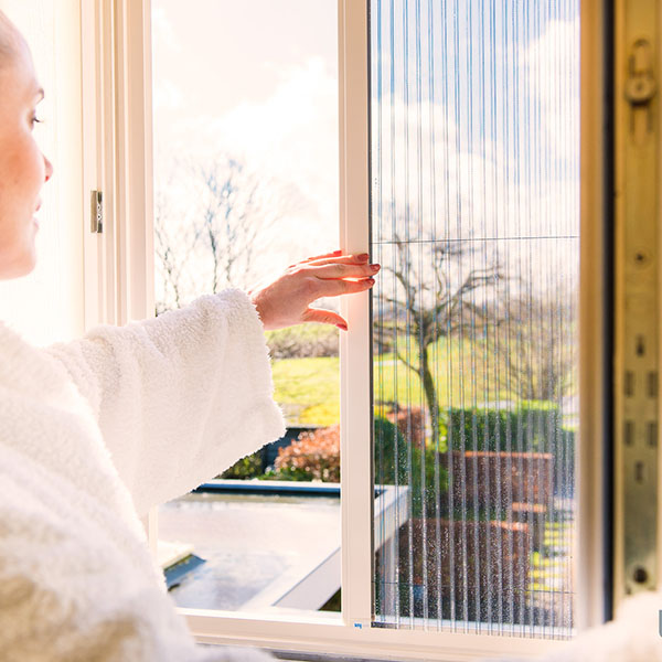 Plissegevouwen inklemhor van Unilux