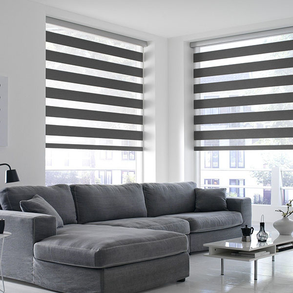 Voorbeeld van Duorolgordijn